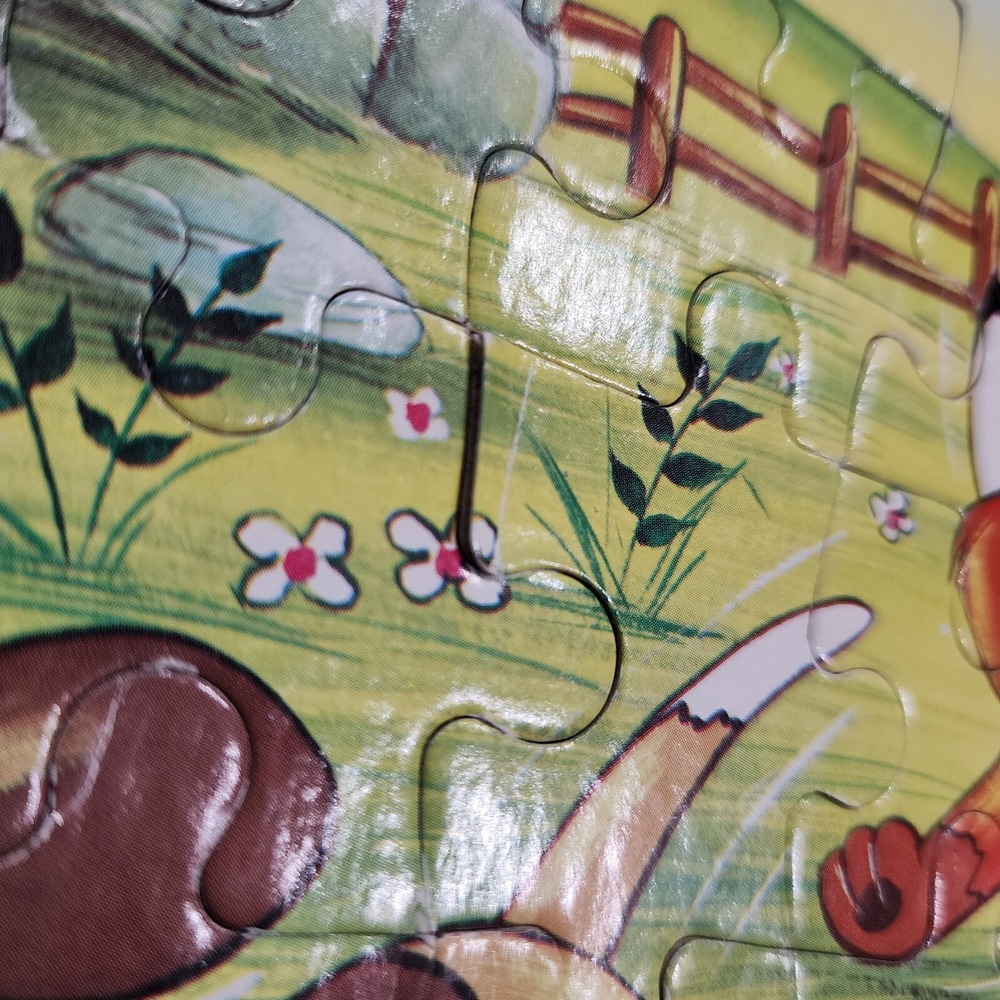 VTG Disney Fox And The Hound Jigsaw Puzzle Waddingtons 64 Pieces Kids with BOX - Picture 14 of 14